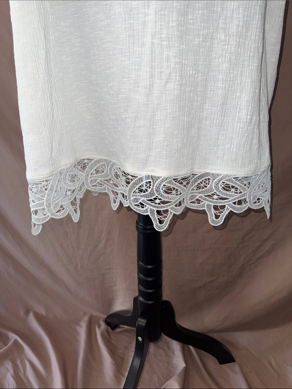 Cato White Crochet Kimono Swim Coverup - Picture 11 of 11